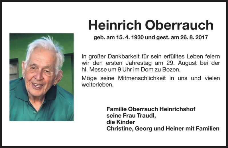 Traueranzeige