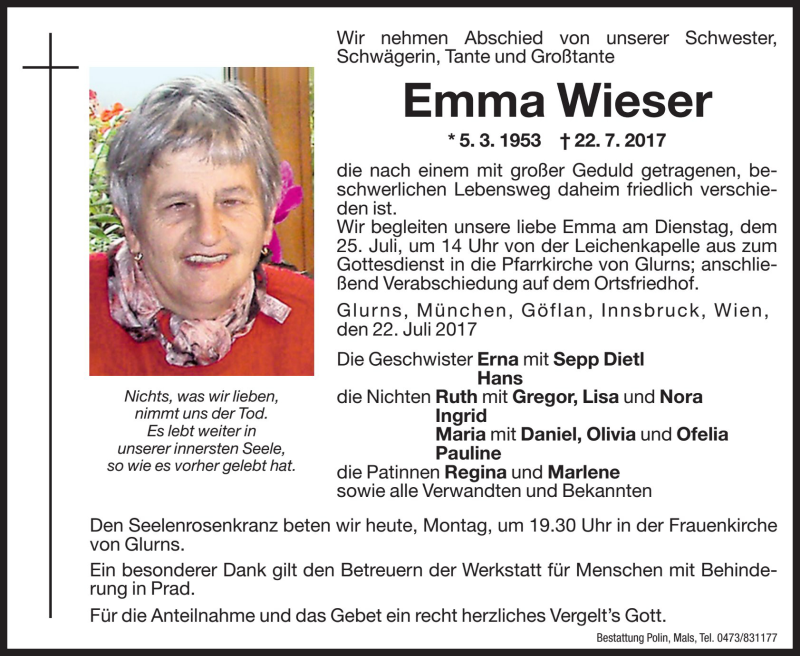 Traueranzeige
