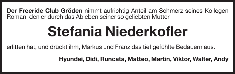 Traueranzeige