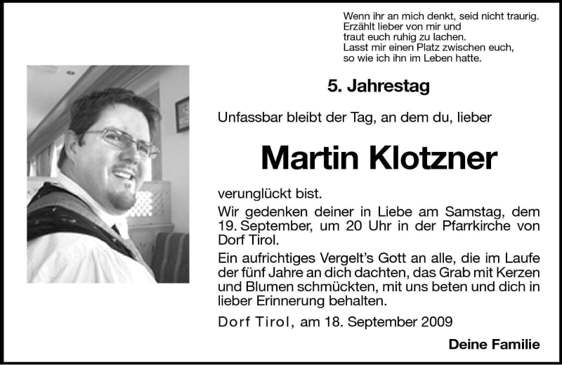 Traueranzeigen