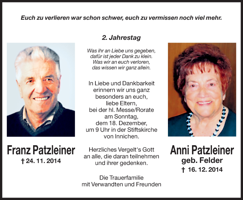 Traueranzeige