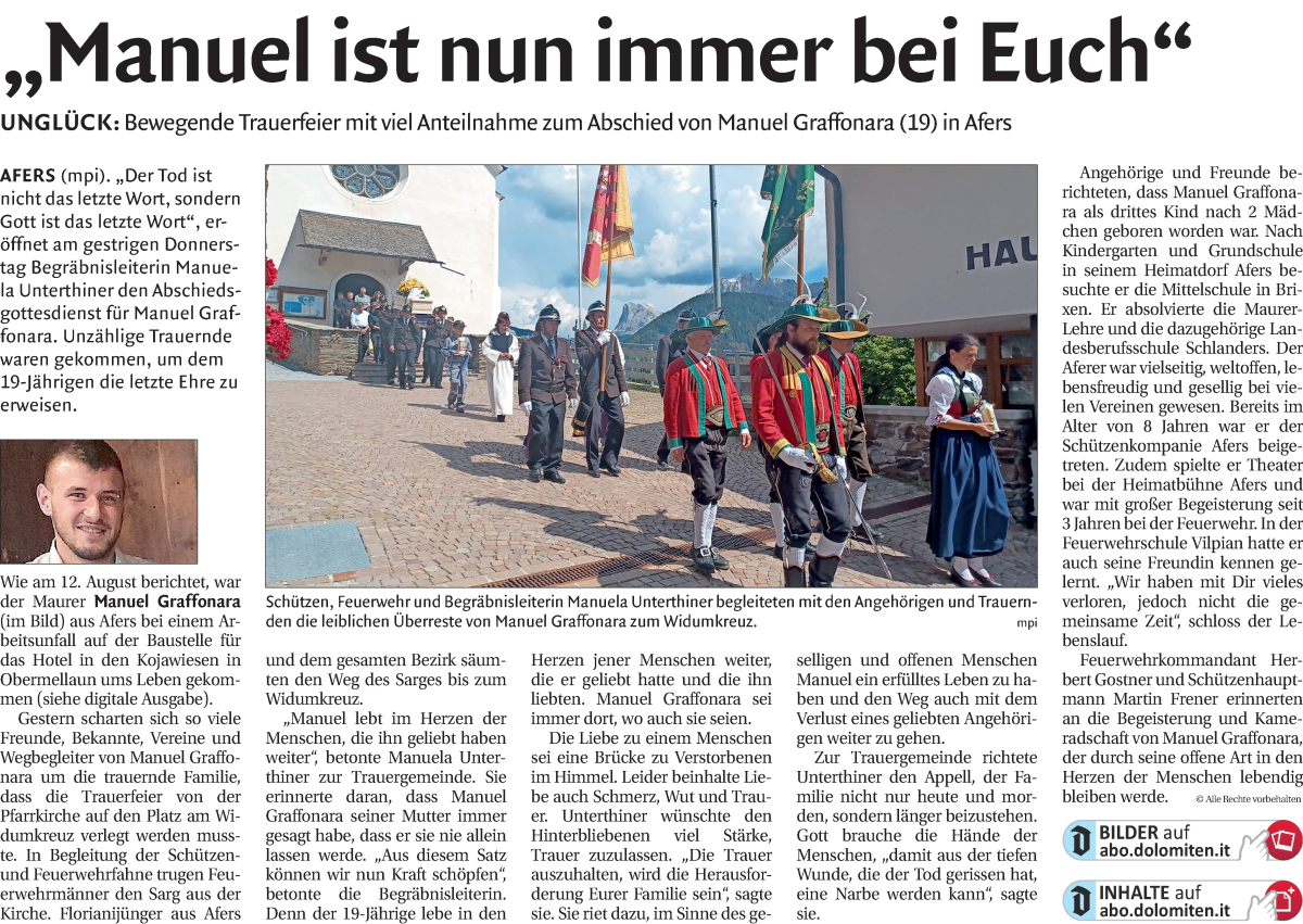 Traueranzeige