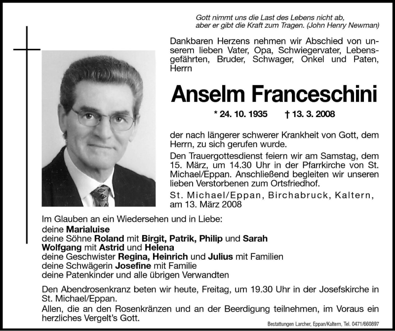 Traueranzeigen