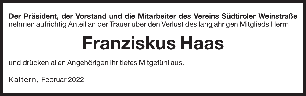 Traueranzeige