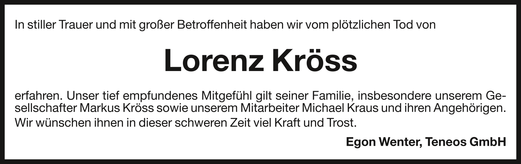 Kröss Lorenz - AN