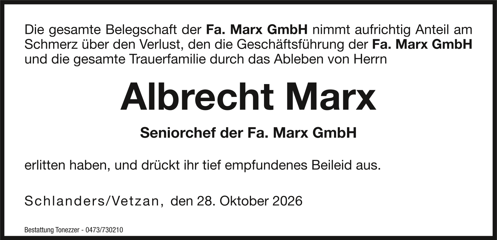 Marx Albrecht