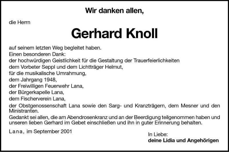 Traueranzeigen