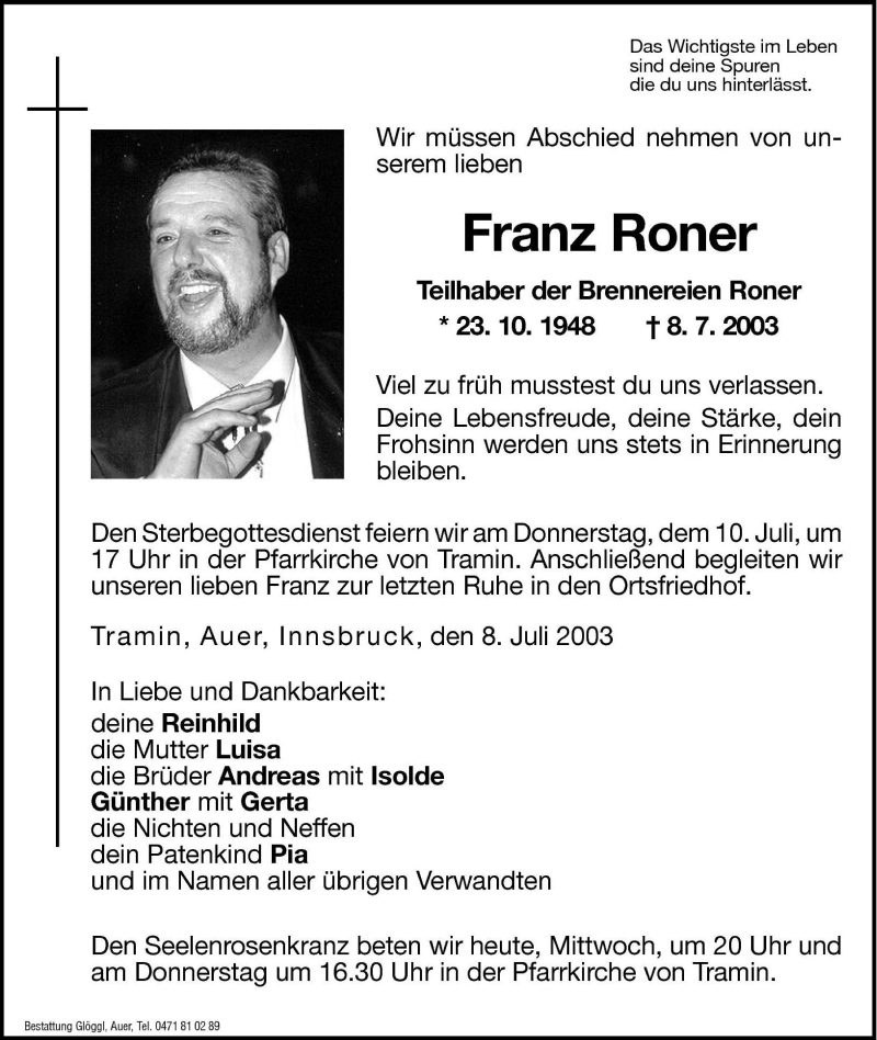 Traueranzeigen