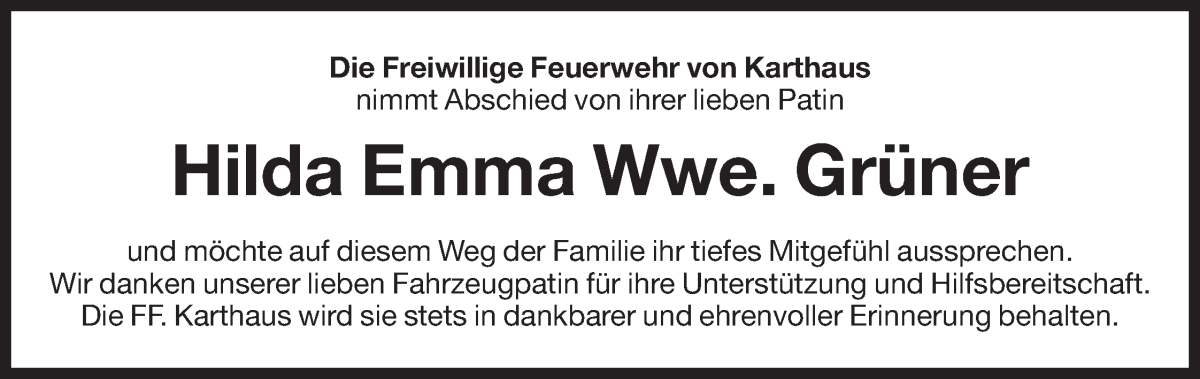 Traueranzeige