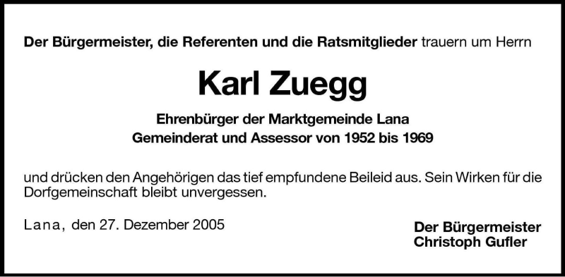 Traueranzeigen