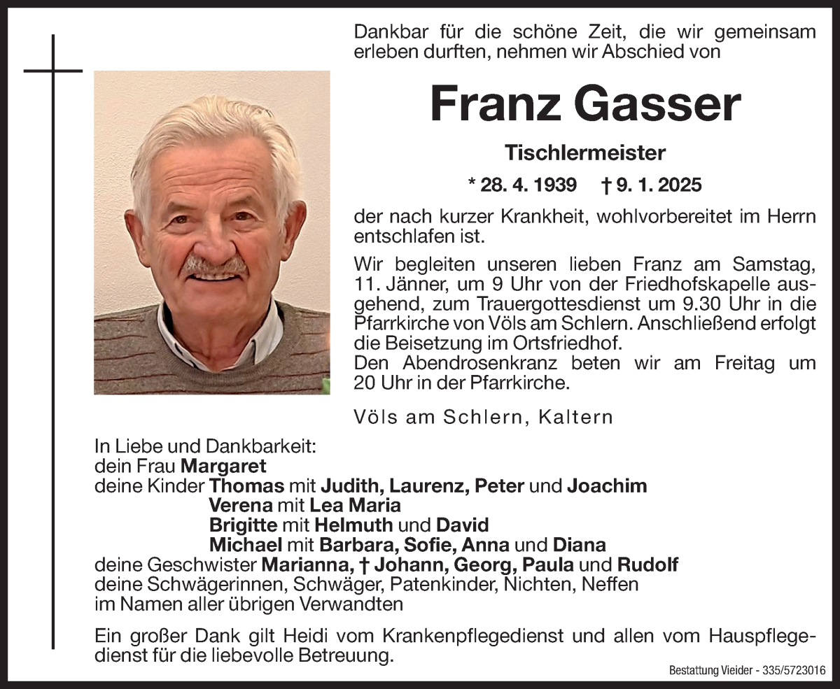 Traueranzeige
