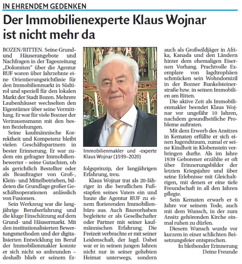 Nachrufe