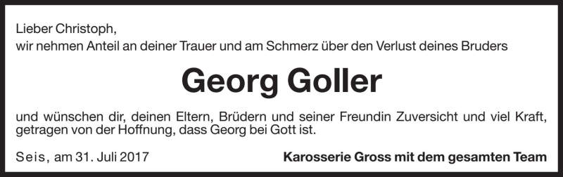 Traueranzeige