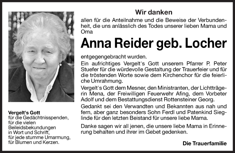 Traueranzeige