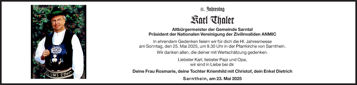 Traueranzeige