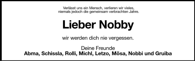 Traueranzeigen