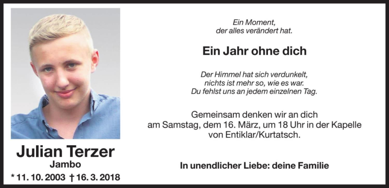 Traueranzeige