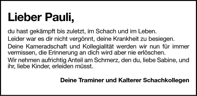 Traueranzeigen