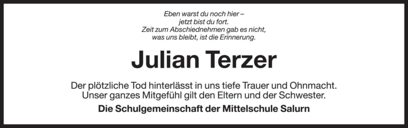 Traueranzeige