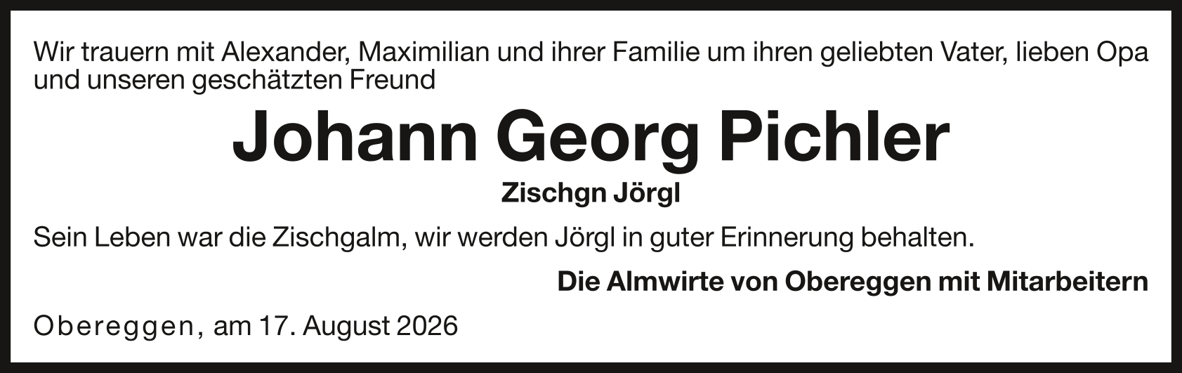 Pichler Johann - AN
