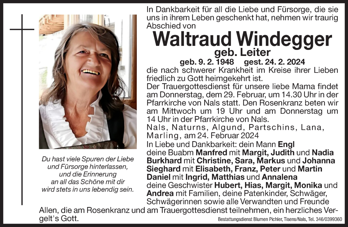 Traueranzeige