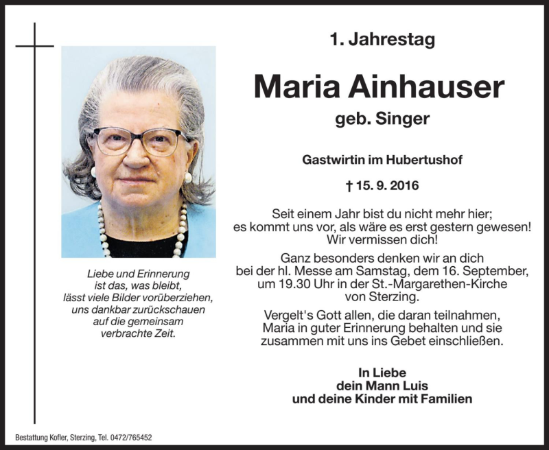 Traueranzeige