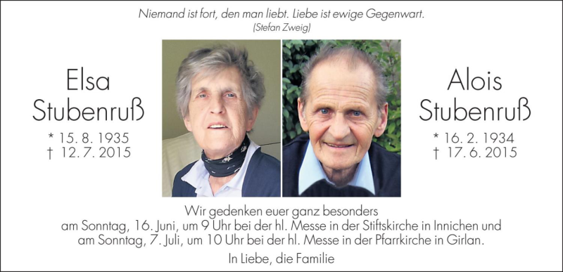 Traueranzeige