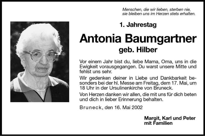 Traueranzeigen