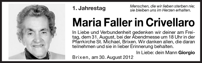 Traueranzeige