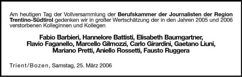 Traueranzeigen