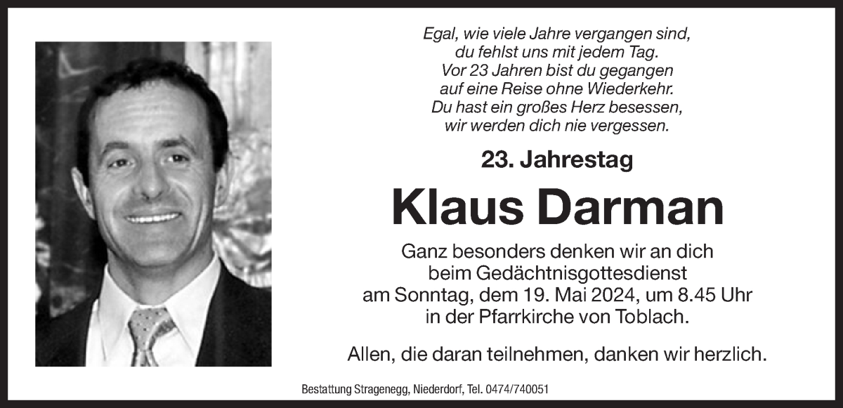 Traueranzeige