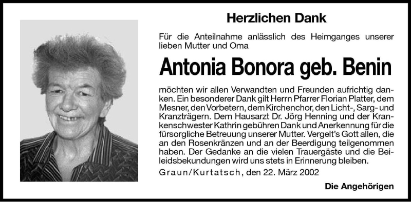 Traueranzeigen