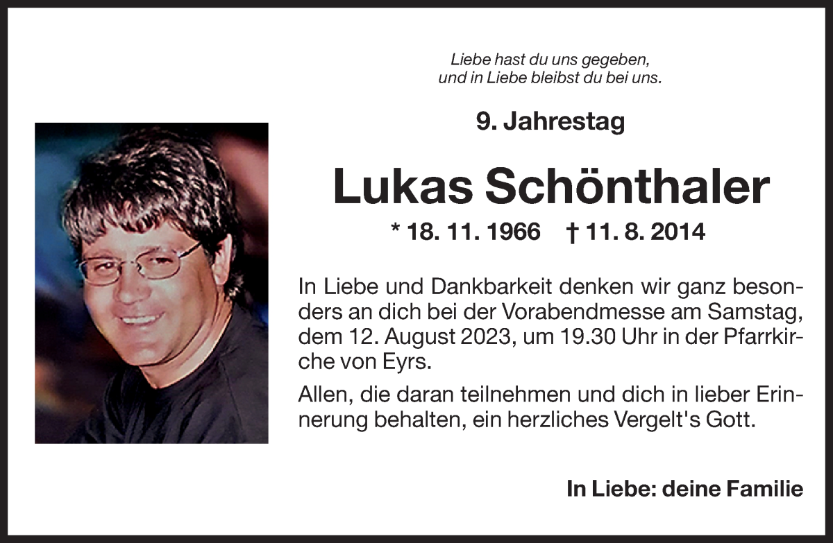 Traueranzeige