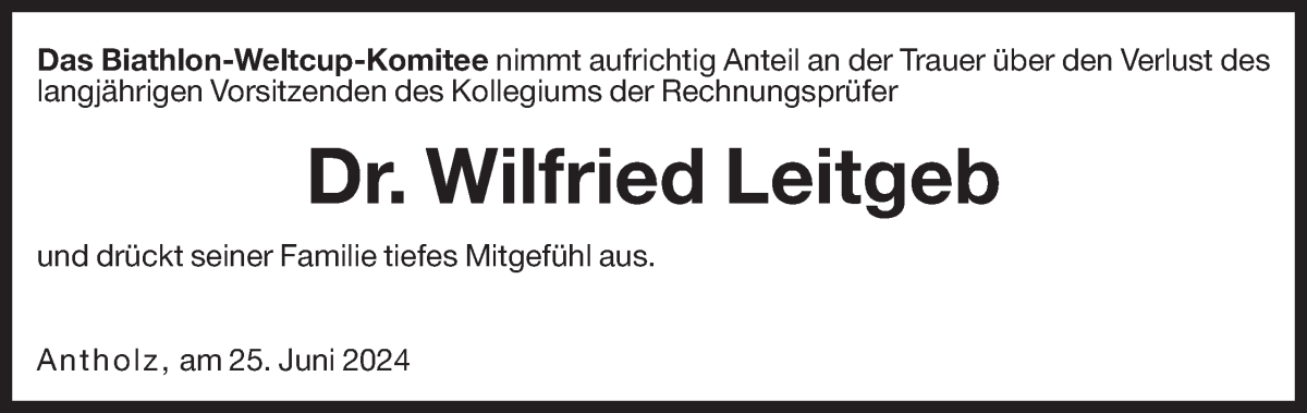 Traueranzeige