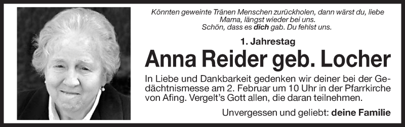 Traueranzeige