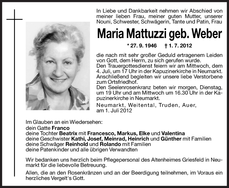 Traueranzeige