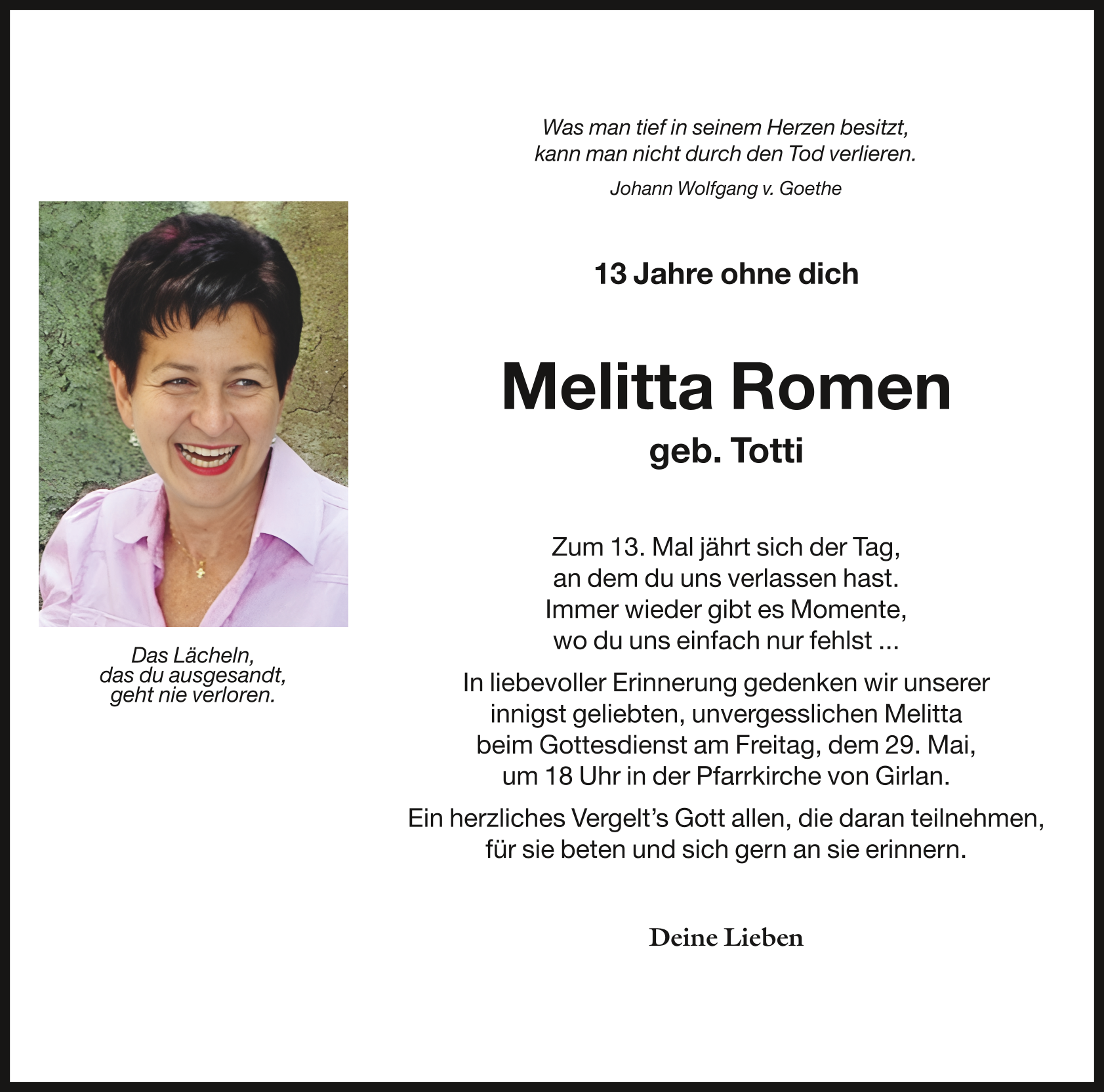 Totti Melitta Romen