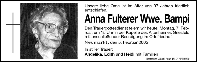 Traueranzeigen