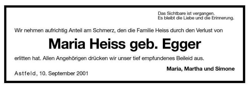 Traueranzeigen