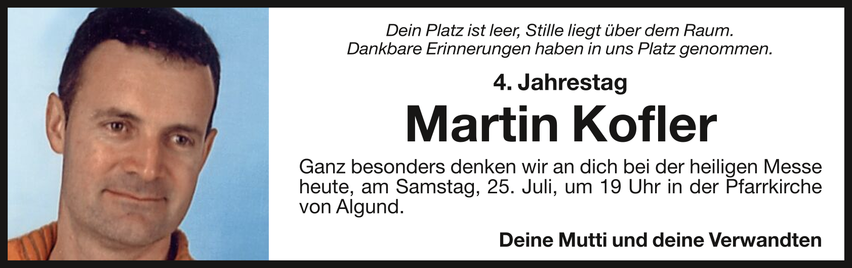 Martin Kofler - JA