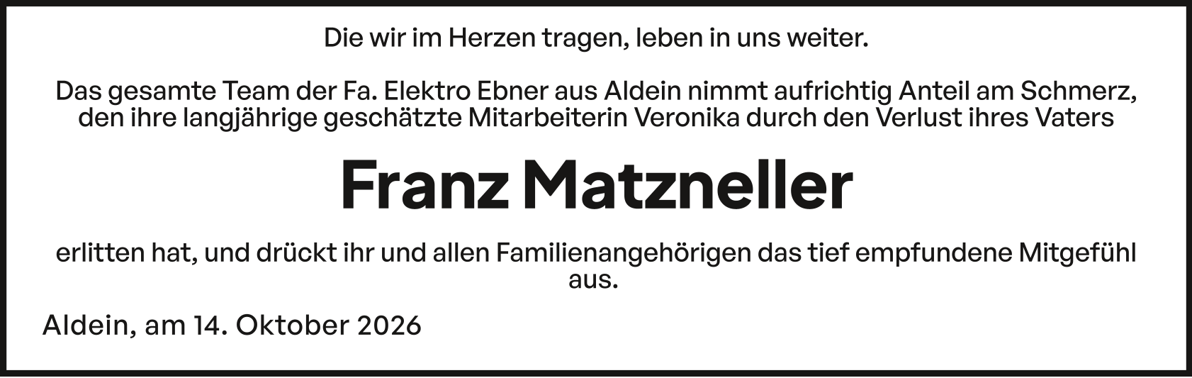 AN Matzneller Franz