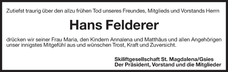 Traueranzeige