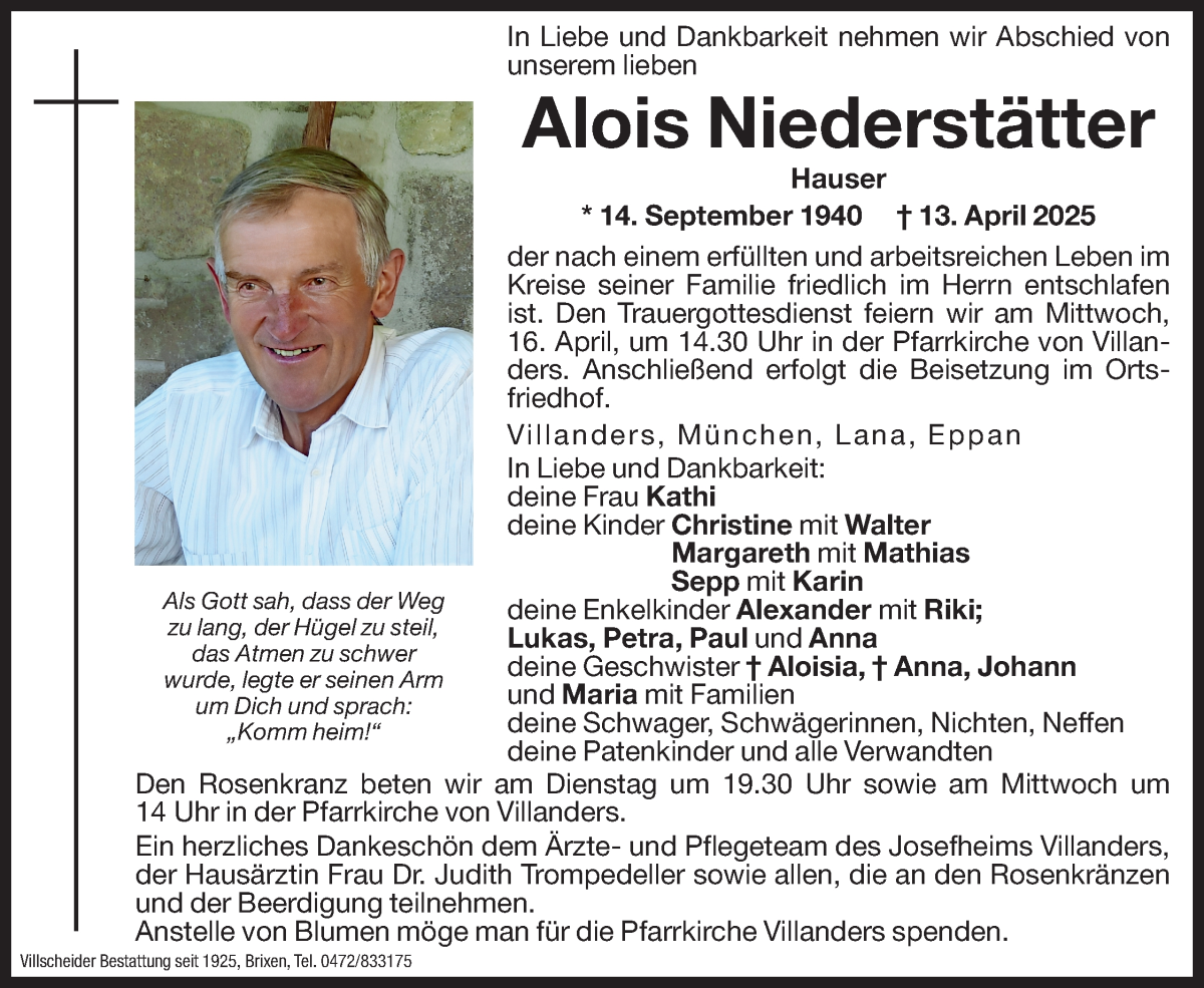 Traueranzeige