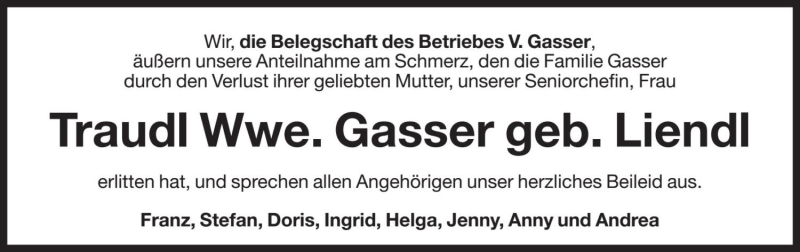 Traueranzeige