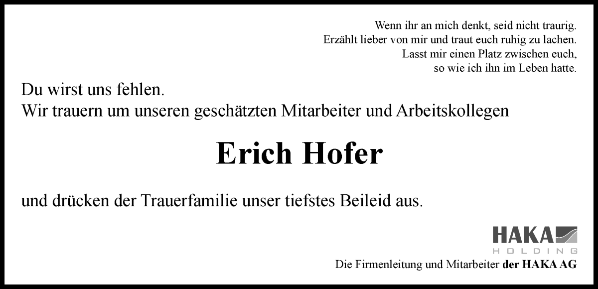 Traueranzeige