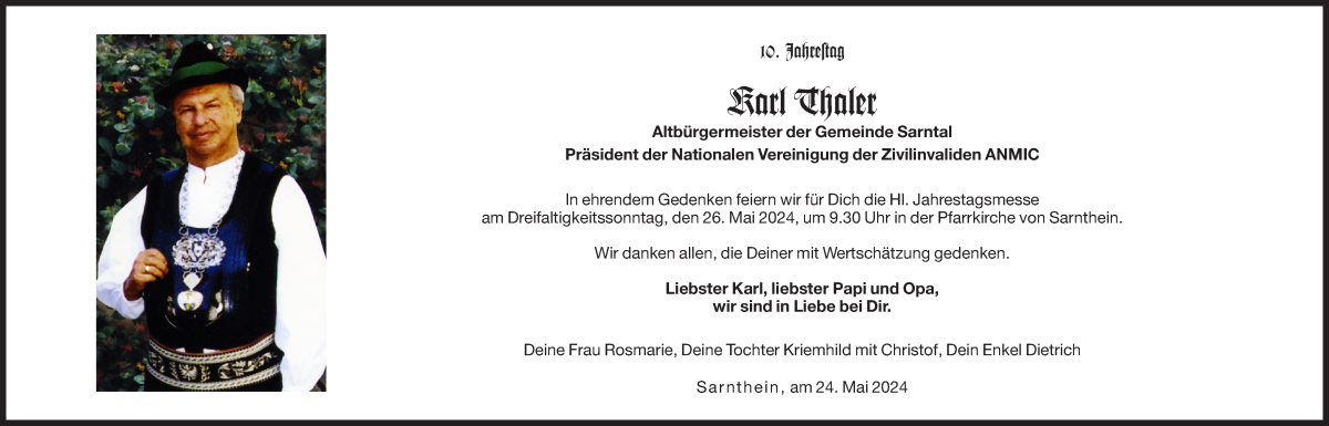 Traueranzeige