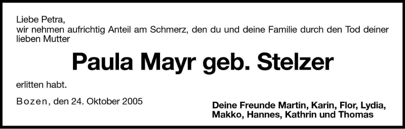 Traueranzeigen
