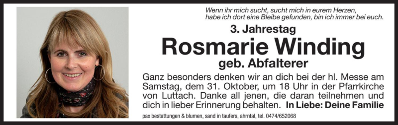 Traueranzeige