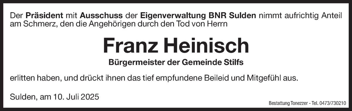 Traueranzeige