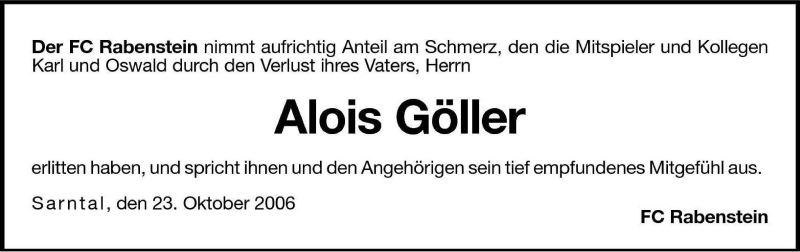 Traueranzeigen